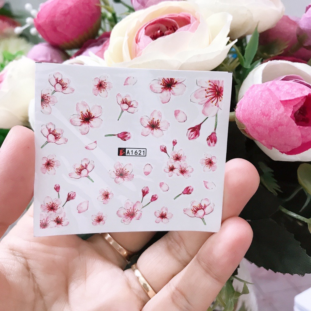 [HCM]Combo 5 Stick dán móng siêu cute 15k/ 5 tấm (Mẫu ngẫu nhiên)