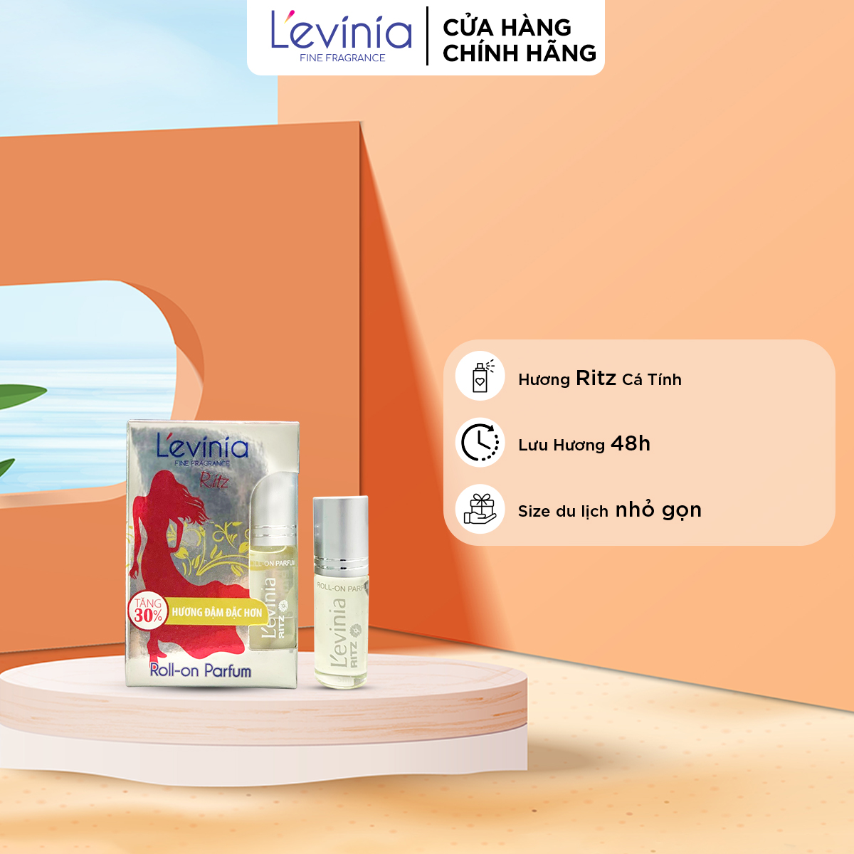 [GIFT] Nước hoa lăn L'evinia RITZ 5ml