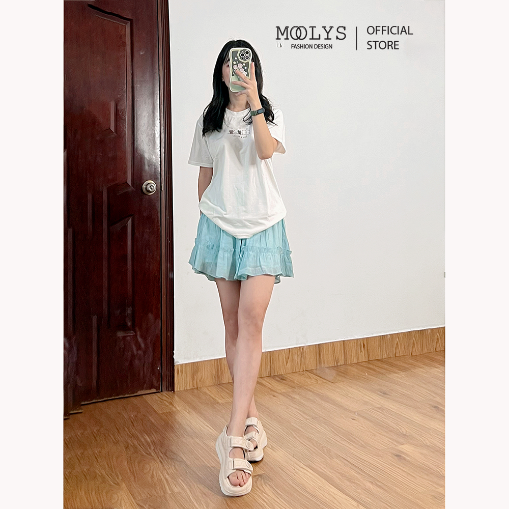 Chân váy ngắn MOOLYS dáng xoè dễ thương MK004