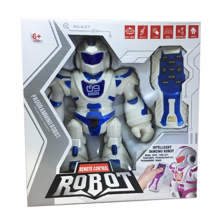 đồ chơi robot điểu khiển từ xa dance hero iron man nhảy múa theo nhạc 3