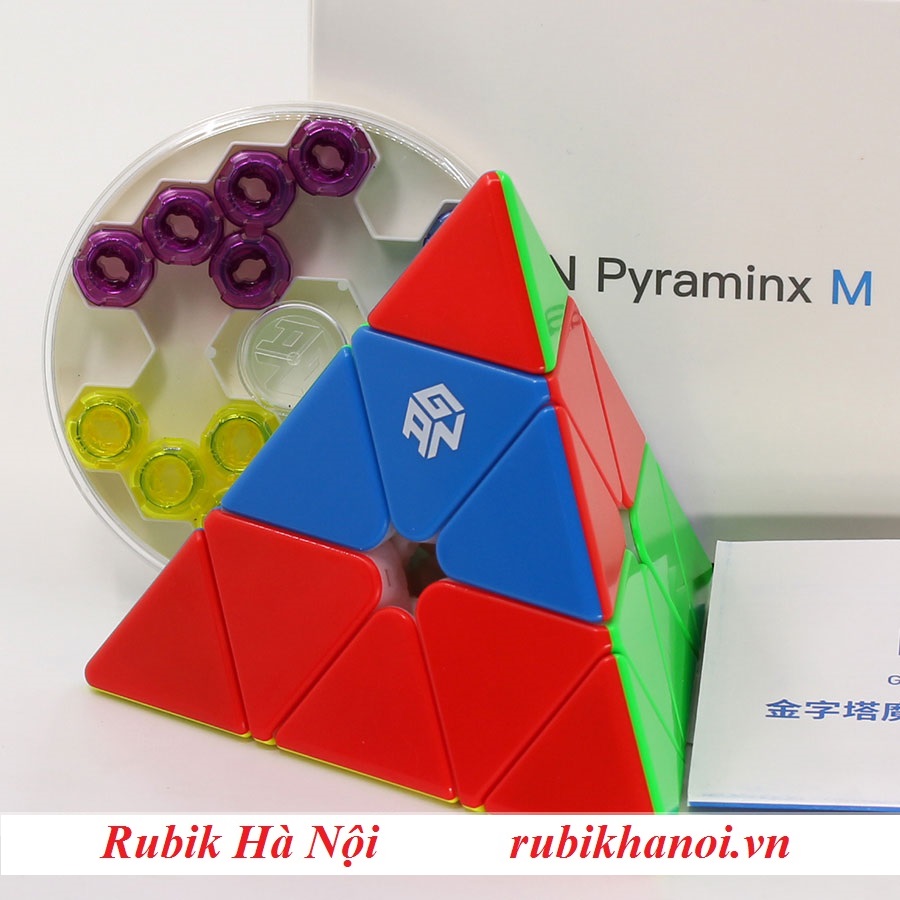 Rubik Gan Pyraminx M Có Nam Châm Định Vị Đa Hướng Cao Cấp