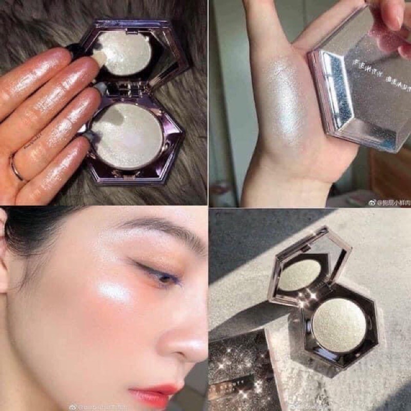 Set Highlight Và Son Bóng Mini Fenty Beauty