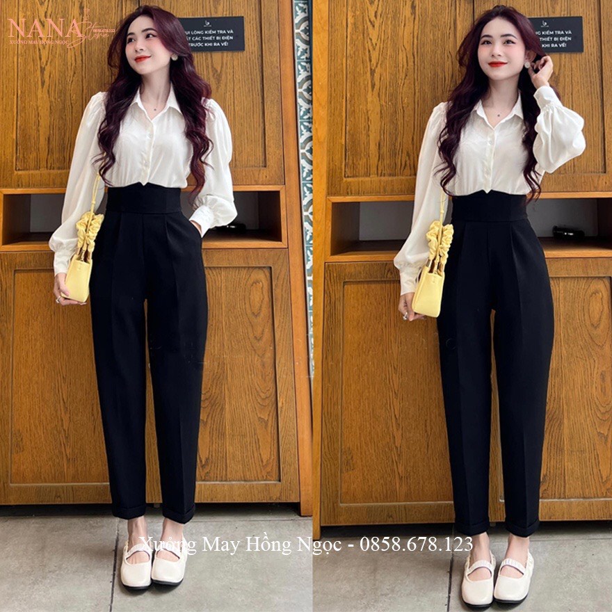 QUẦN BAGGY CẠP V LƯNG CAO