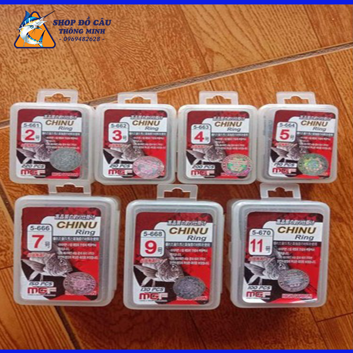 Lưỡi câu cá chinu ring mgf , lưỡi câu cá cao cấp đủ szie đủ số, chất lượng tốt hàng chính hãng