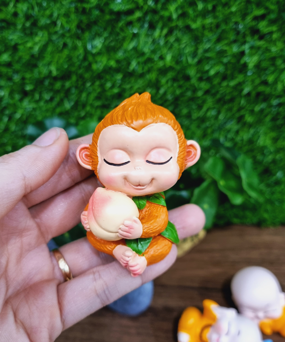[HCM]Bộ 04 chú khỉ con size 7cm