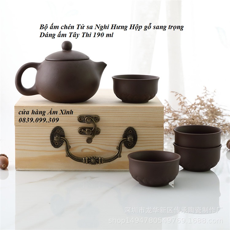 Bộ ấm chén tử sa Nghi Hưng