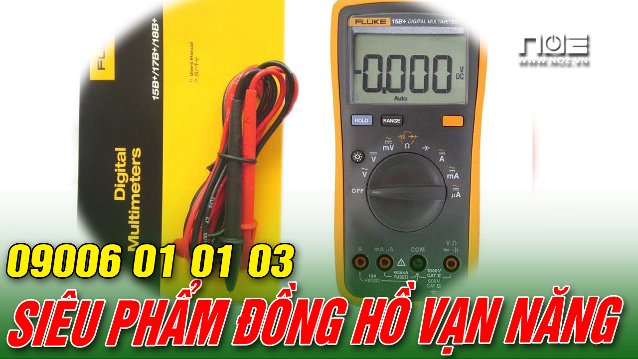 Đồng hồ vạn năng Fluke 15B+
