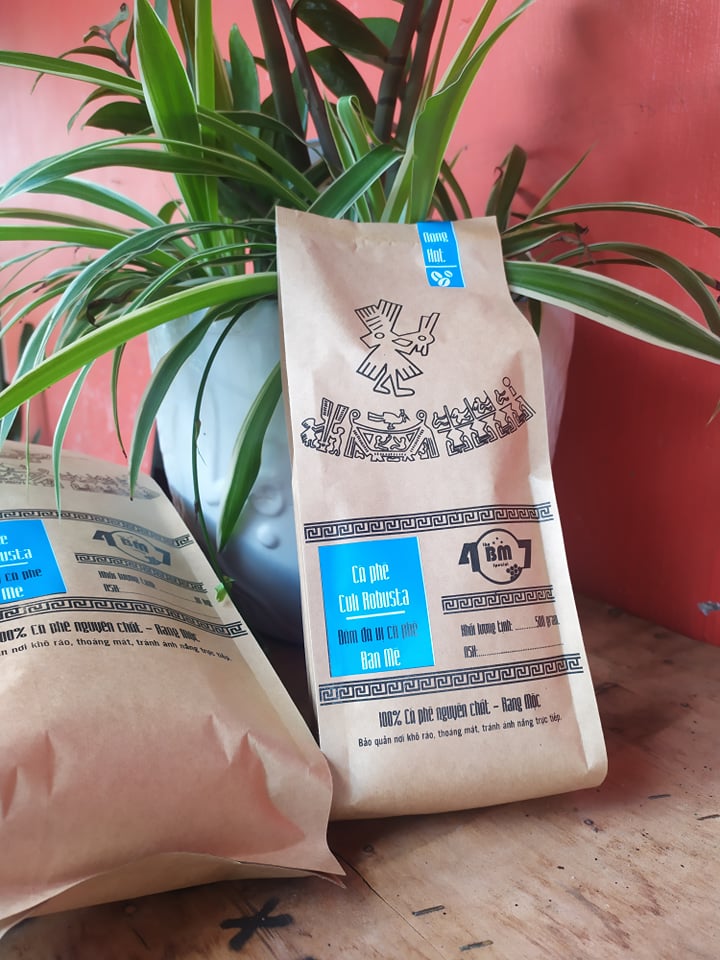 [Cà phê phin] Culi Robusta 100% rang mộc - cà phê ngon BMT, 1kg.