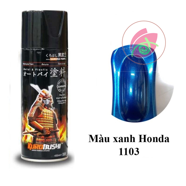 Sơn xịt Samurai màu Xanh Honda - 1103