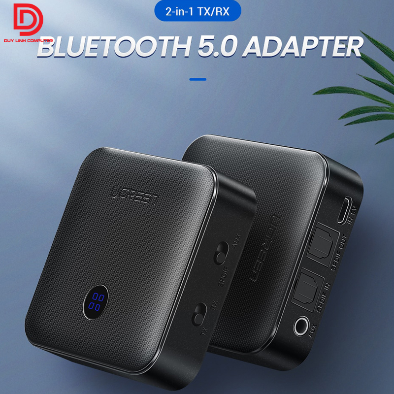 Bộ thu và phát Bluetooth 5.0 chuẩn SPDIF optical, AUX Ugreen 70158