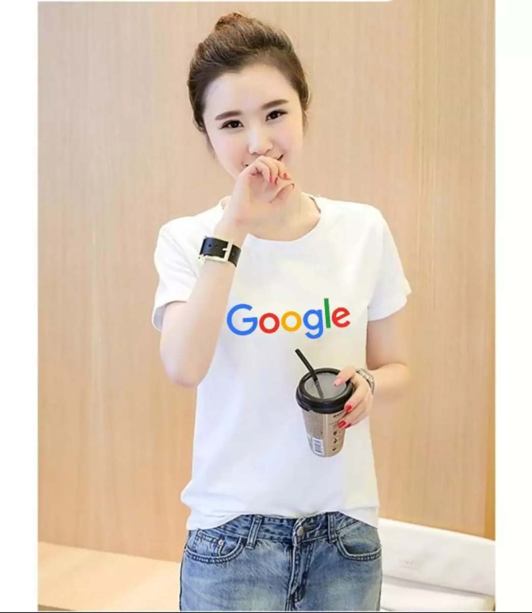 [HCM]XẢ HÀNG - ĐỒNG GIÁ 19K Áo thun nữ hàn quốc in hình GG độc đẹp vải dày mịn mát