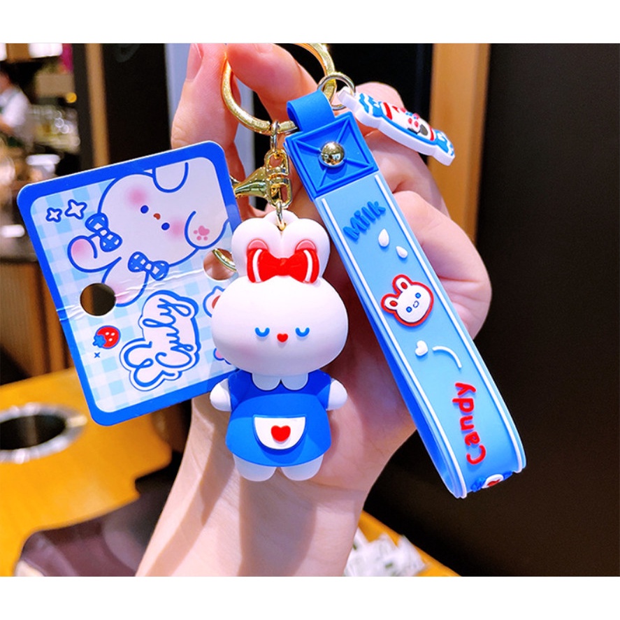 🔥[GIÁ SIÊU SỐC]🔥 Móc Khóa Thỏ Xanh Chất Lượng Tốt
