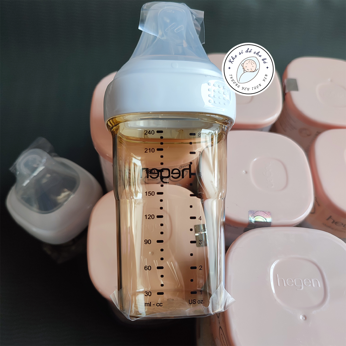Bình Hegen cao cấp 240ml tách set