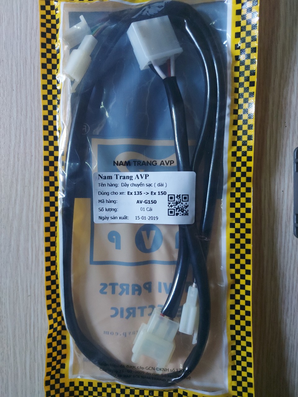 Dây chuyển sạc từ ex 135 sang ex 150