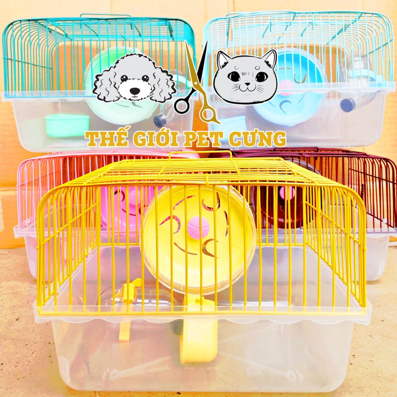 Lồng Mini Siêu Xinh Hamster Thỏ Bọ Nhím Sóc