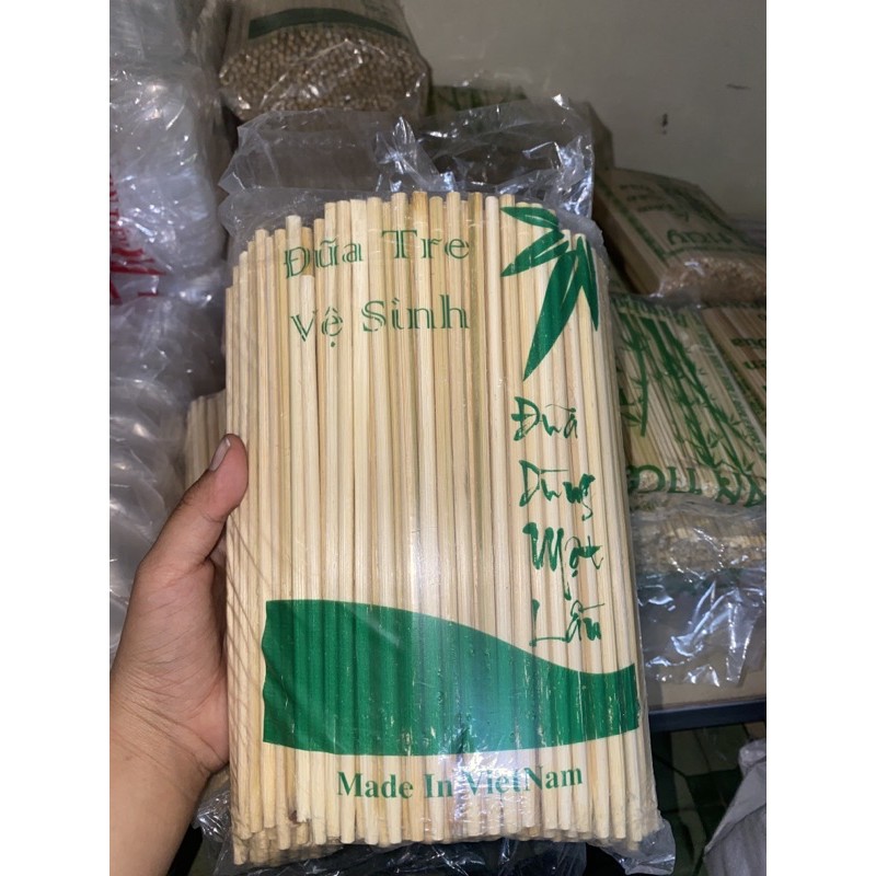 Đũa tre đũa xá dùng 1 lần bịch 1kg