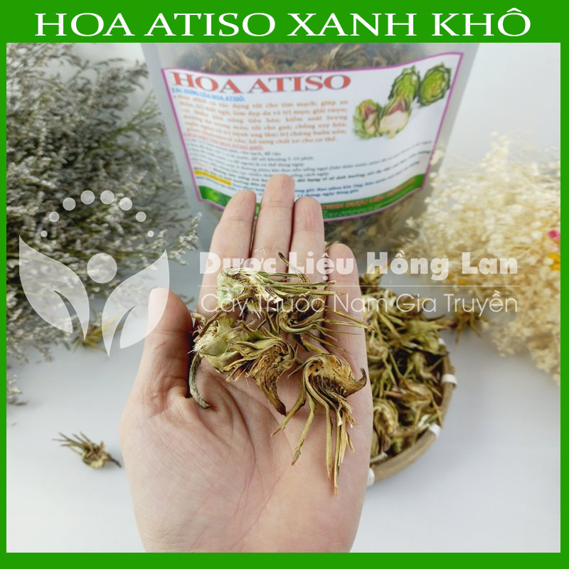 Dược liệu hoa atiso khô sạch đóng gói 100gram