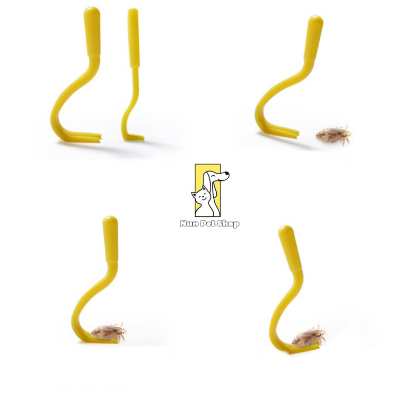 Set 2 dụng cụ bắt chấy rận cho thú cưng