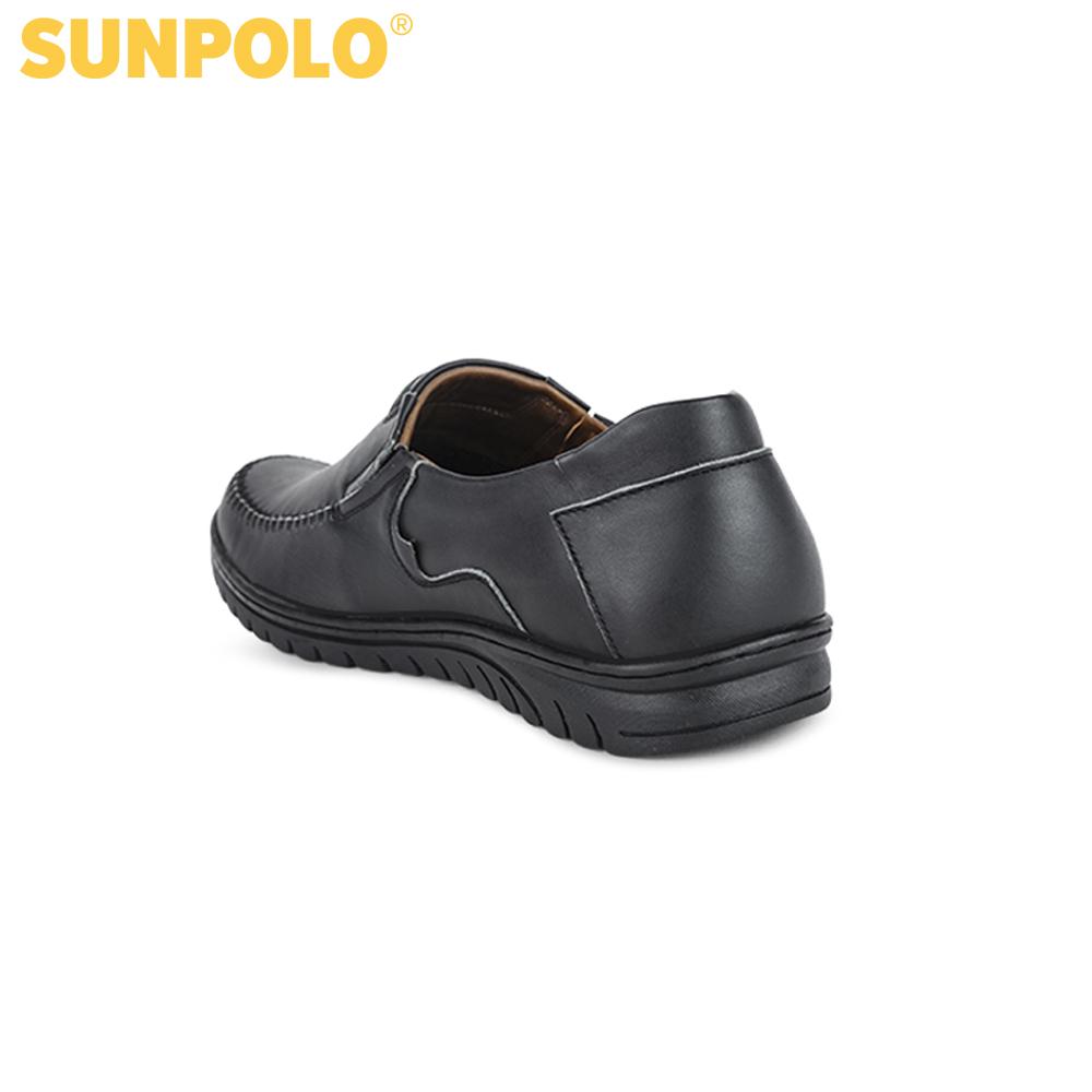 Men Leather Shoes (Black)