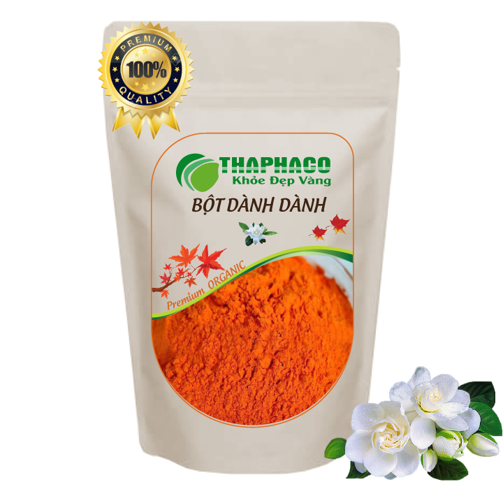 [Túi Lớn 1kg] Bột Quả Dành Dành ( Chi Tử) Nguyên Chất - Bột Siêu Mịn Chuyên Dùng Để Tạo Màu Cho Các Món Ăn Thơm Ngon Và Bổ Dưỡng
