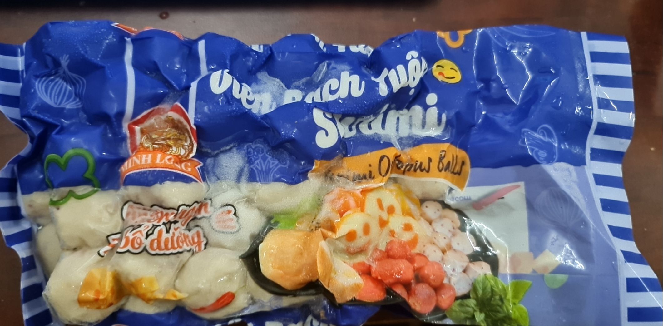 VIÊN BẠCH TUỘC SURIMI MINH LONG 500G ( CHỈ GIAO HỎA TỐC TRONG VÒNG 2H,chỉ ship HCM)