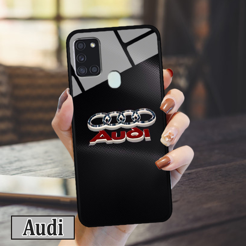 Ốp lưng Samsung Galaxy A21s in 3D hình logo hãng xe oto