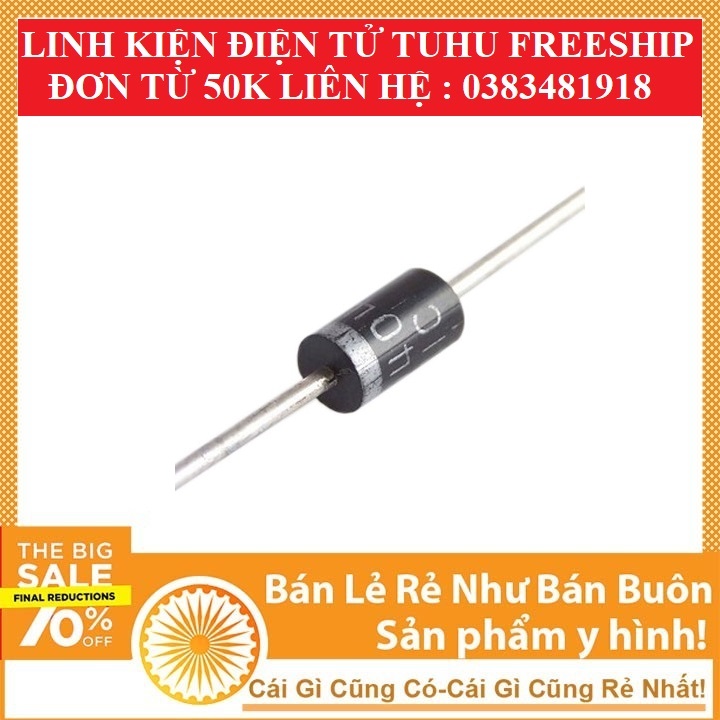 Combo 10 diode 1n4007 1a-1000v diot