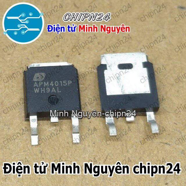 [2 con] (SOP) Mosfet Dán APM4015 TO-252 45A 40V Kênh P (SMD) (APM4015N 4015) - HH003628