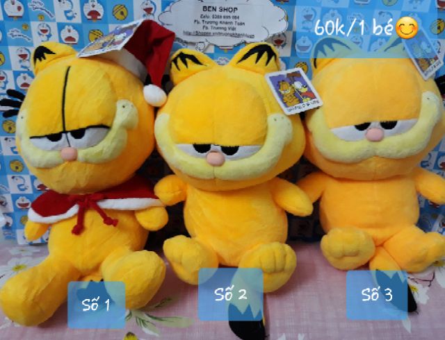 [HCM]Mèo Garfield  Cao 30Cm Mới 100% Còn Tag Ko Tag