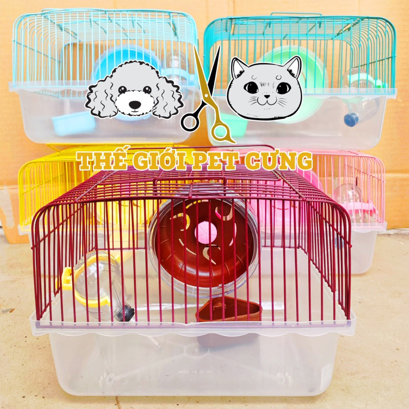 Lồng Mini Siêu Xinh Hamster Thỏ Bọ Nhím Sóc