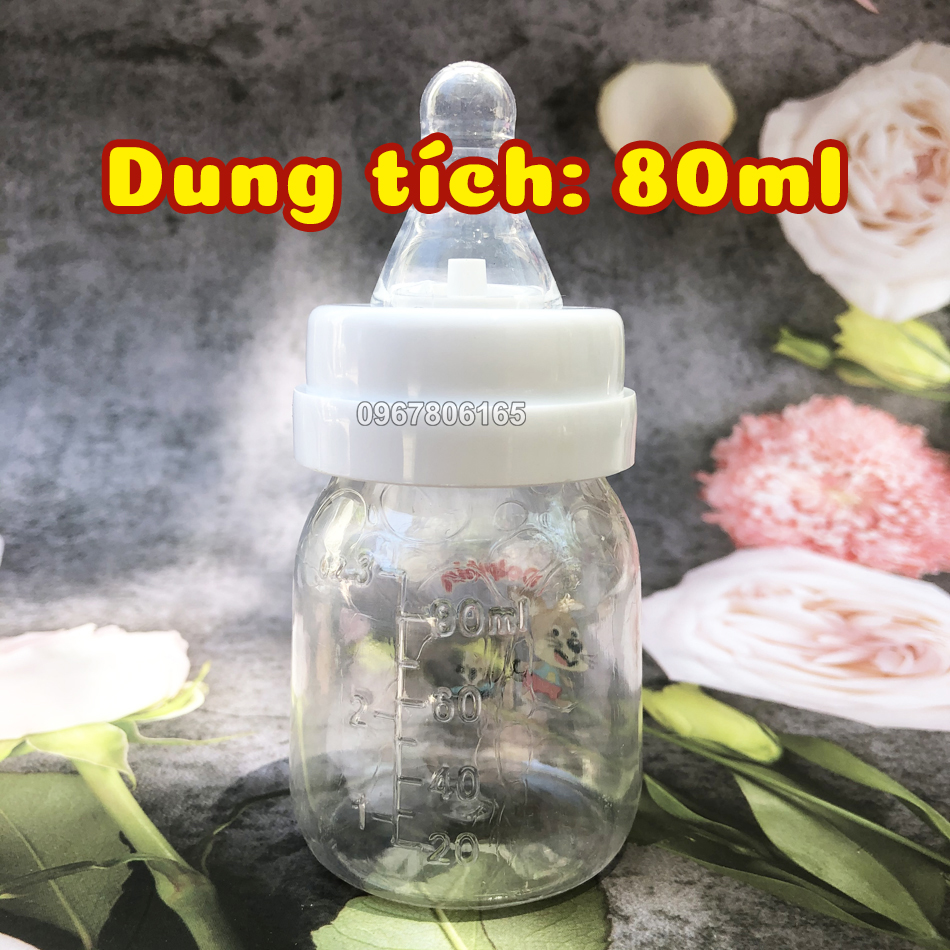 Bình Sữa Streamline DOLPHIN 80ml Có Van Chống Sặc – DP-018C