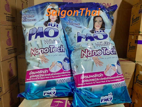 Bột giặt PAO 5 kg Thái Lan - Xanh