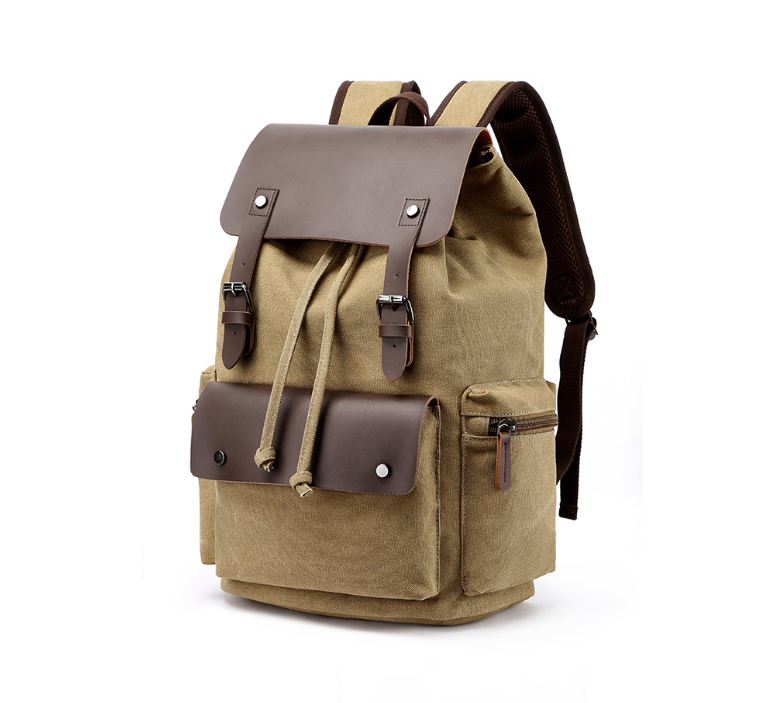 Balo nam vải canvas cao cấp phong cách mới 15,6"
