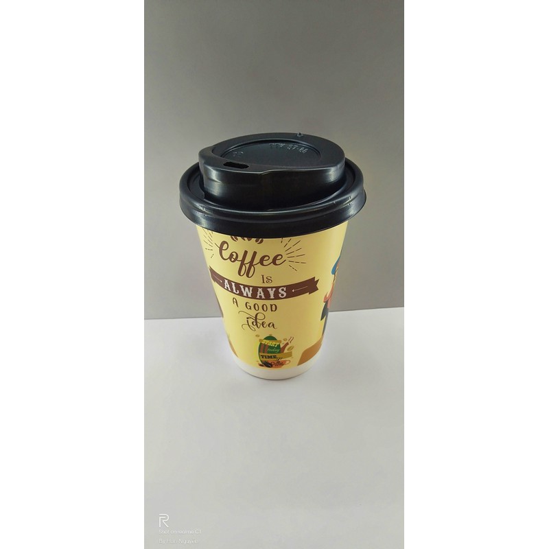 50 ly giấy in hình coffee always 12oz – 300ml có nắp | ly giấy cafe | ly giấy đựng cà phê | cốc giấy | cốc giấy cafe