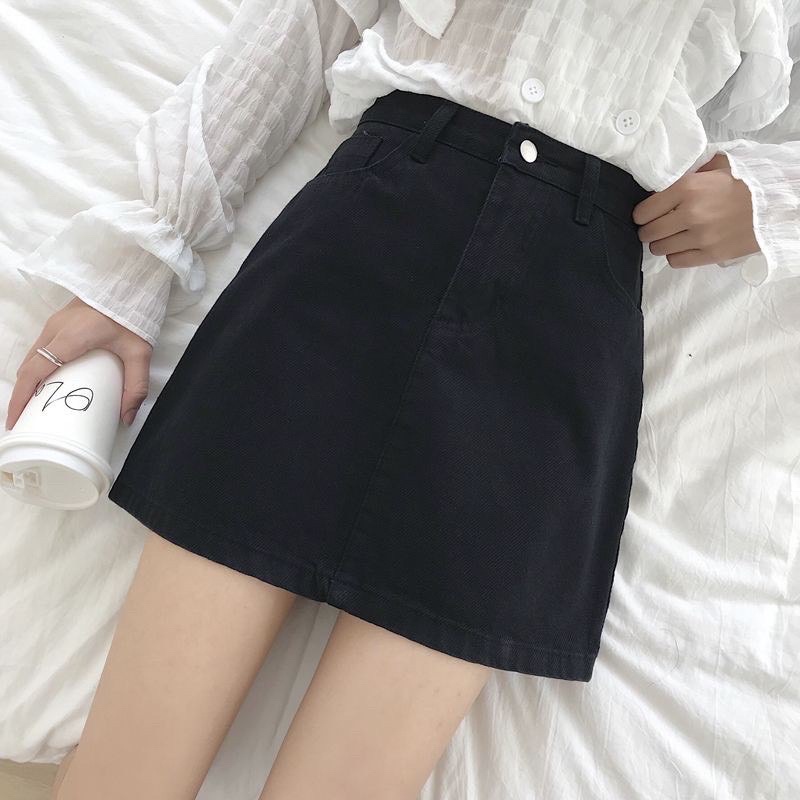 Chân Váy Ngắn Kaki - Chân Váy A Ngắn Basic Hàng Mới