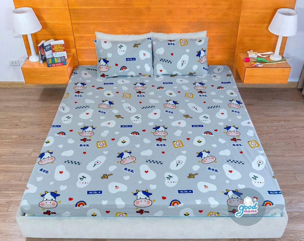 Gra chống thấm cotton goodmama - ga chống thấm cao cấp cho bé