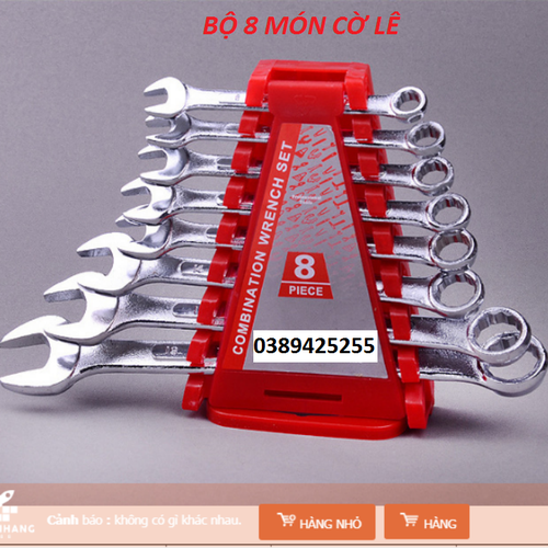 Bộ Cờ Lê. Bộ 8 món cờ lê đa năng