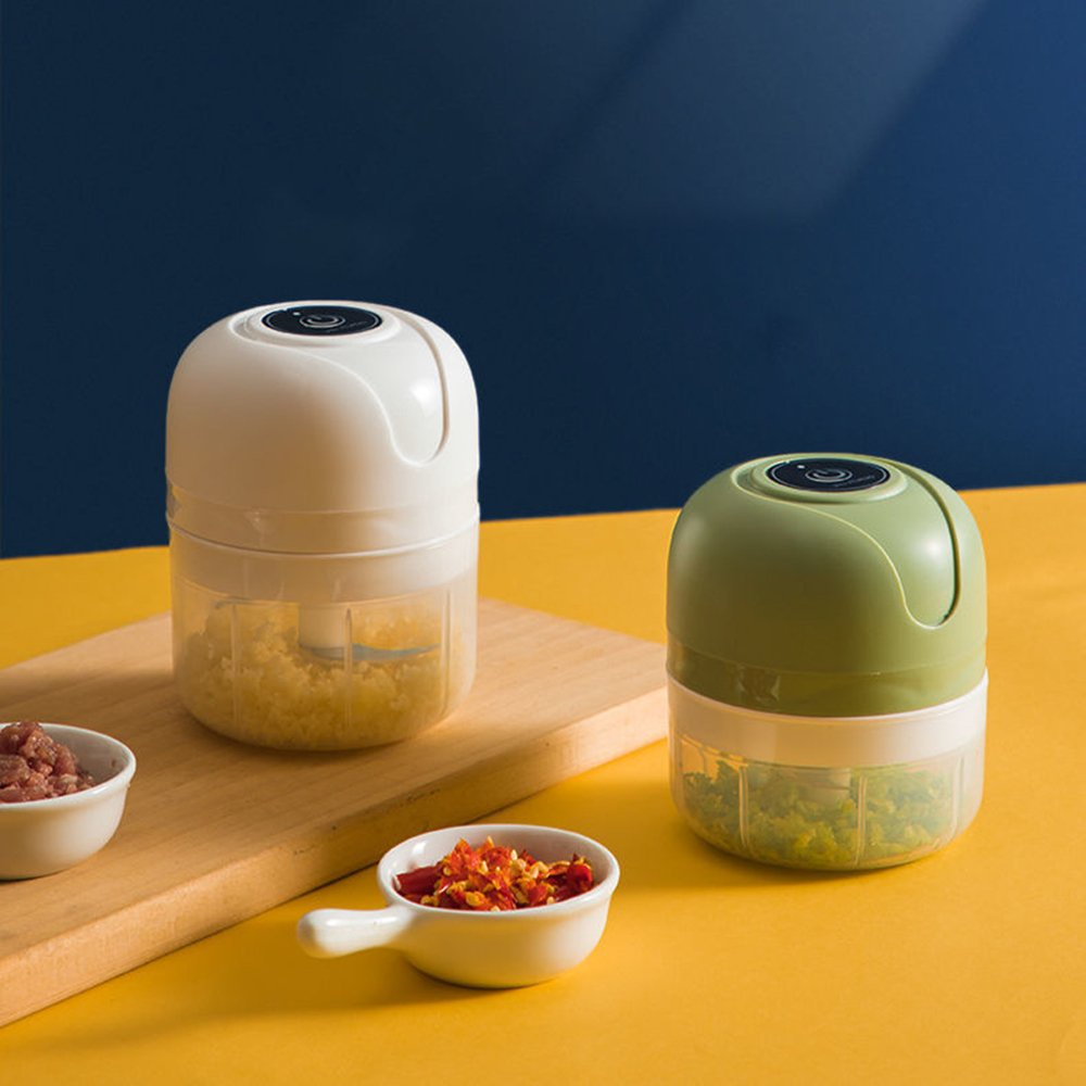 Máy xay tỏi ớt mini 250ml tích điện