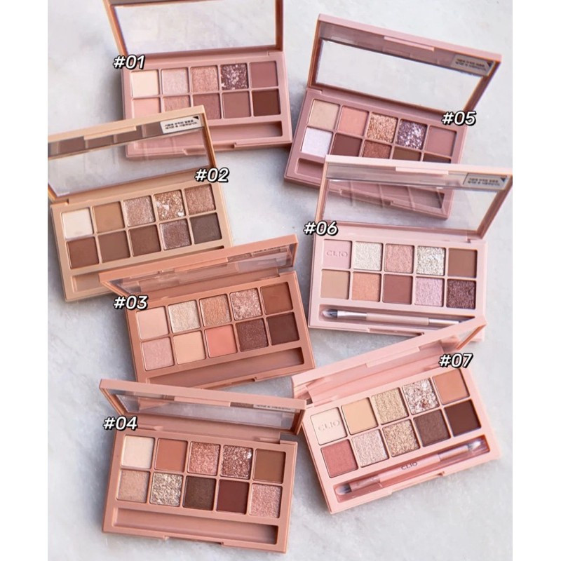 Phấn Mắt 10 Ô Clio Pro Eye Palette [Full Màu]