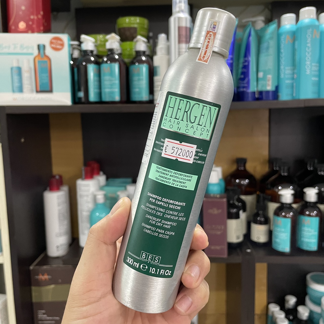 Dầu gội hạn chế gàu dành cho tóc khô bes hergen antidandruff shampoo