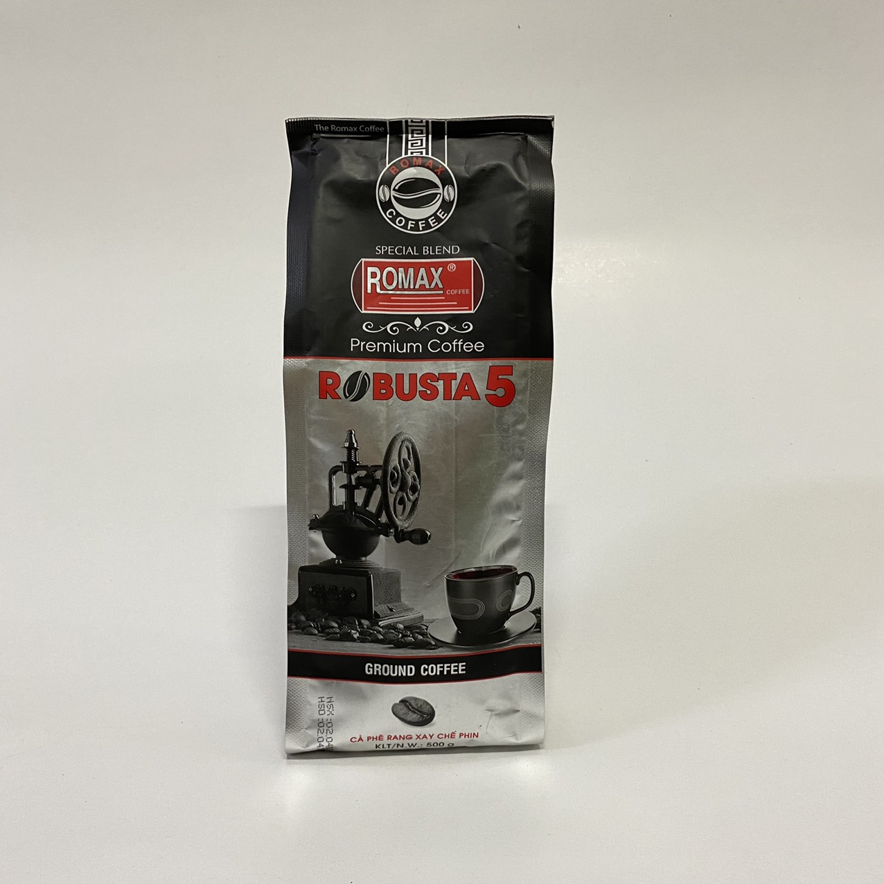 Cà Phê Rang xay ROMAX Robusta 5 500gr - Romax Coffee