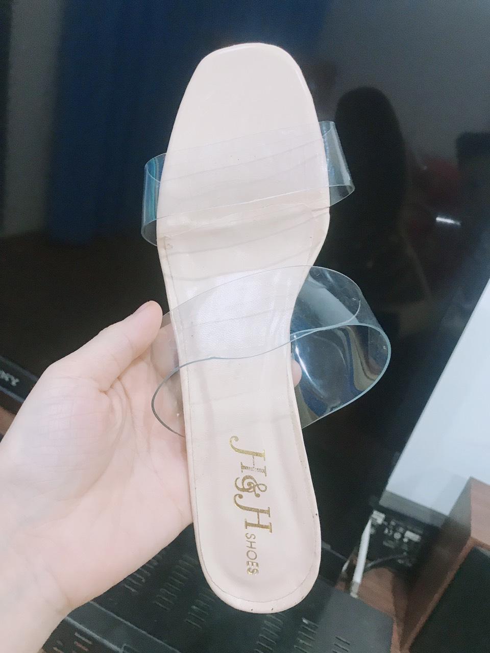 Guốc Quai Trong Gót Vuông mã SRLCG5