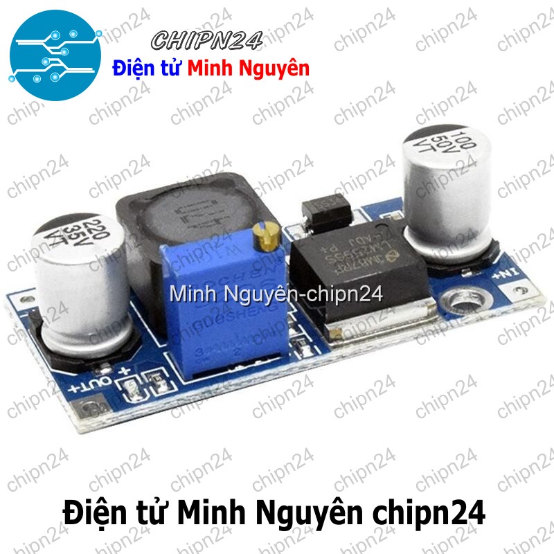 [1 cái] (D8) Mạch Nguồn Giảm Áp DC LM2596 3A ADJ - HH000067