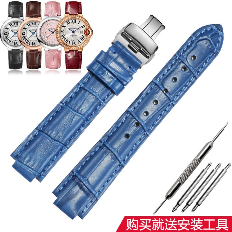 Dây đeo đồng hồ da cá sấu Cartier phụ kiện đồng hồ-INTL