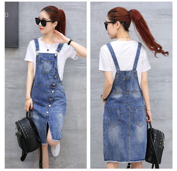 ĐẦM YẾM JEAN PHỐI NÚT D752