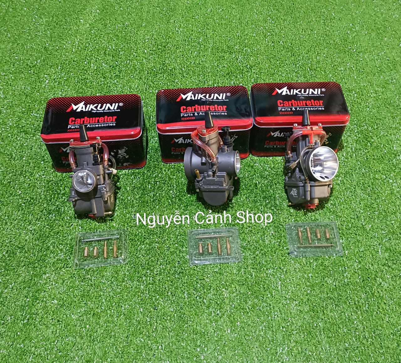 Bình xăng con MAIKUNI họng 28-30-32mm ga dẹp