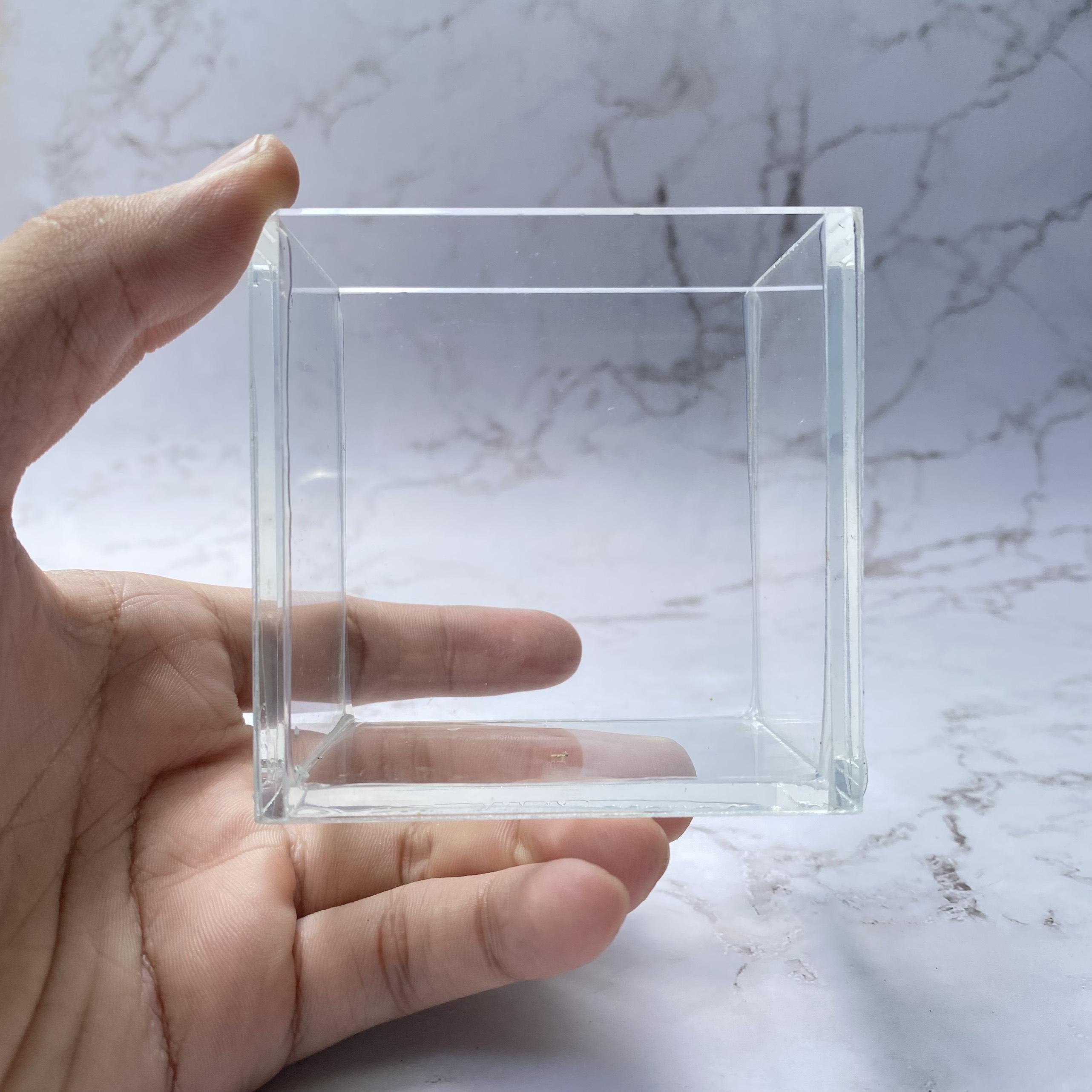 Hồ show cá mini, kính 4 li siêu trong 8x6x8