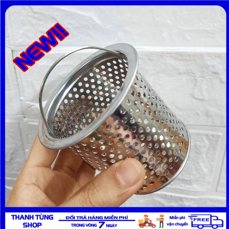 Bộ giỏ chặn rác và nắp bồn rửa bát inox, combo giỏ đựng rác và nắp bồn rửa chén, giỏ lọc và nắp chặn bền đẹp