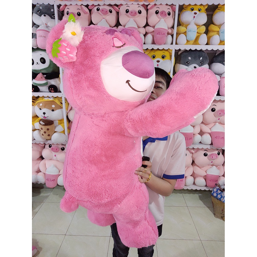 Gấu Dâu Nhồi Bông Siêu Dễ Thương