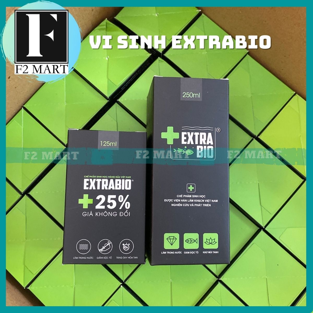 Men Vi Sinh EXTRABIO cho Cá Cảnh 125ml-250ml-500m